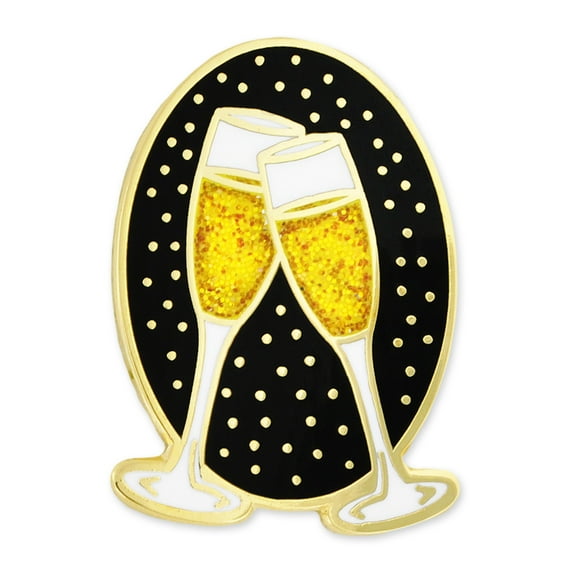 PinMart's Champagne Toast Pin