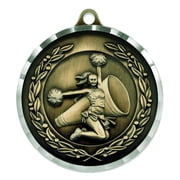 PinMarts Cheer Award Sports Bulk Medal - Gold, Silver and Bronze!