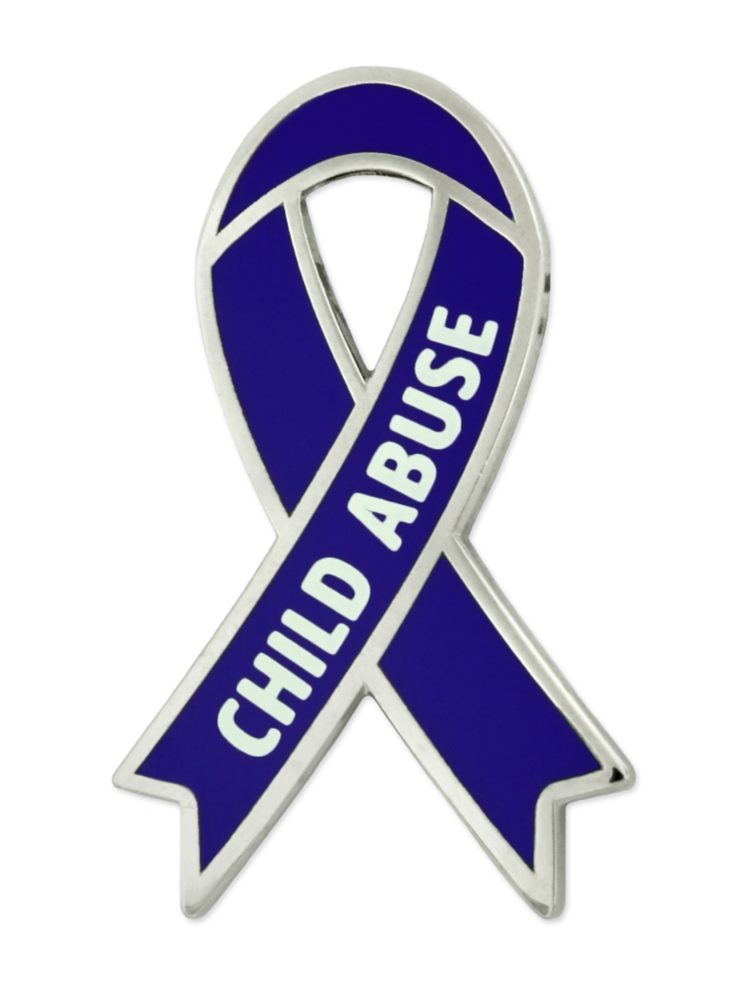PinMart's Child Abuse Blue Awareness Ribbon Enamel Lapel Pin - 25 Pack ...