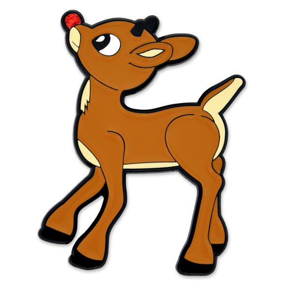 PinMart's Christmas Classic Reindeer Festive Holiday Lapel Pin