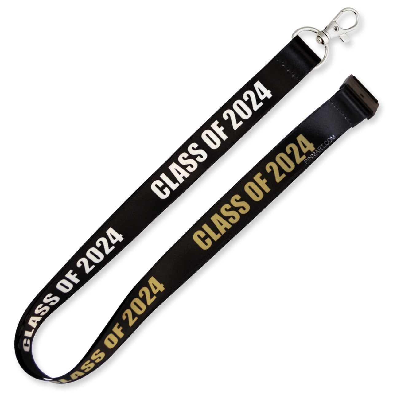 PinMart's Class of 2024 School Graduation Lanyard ID Name Badge Holder