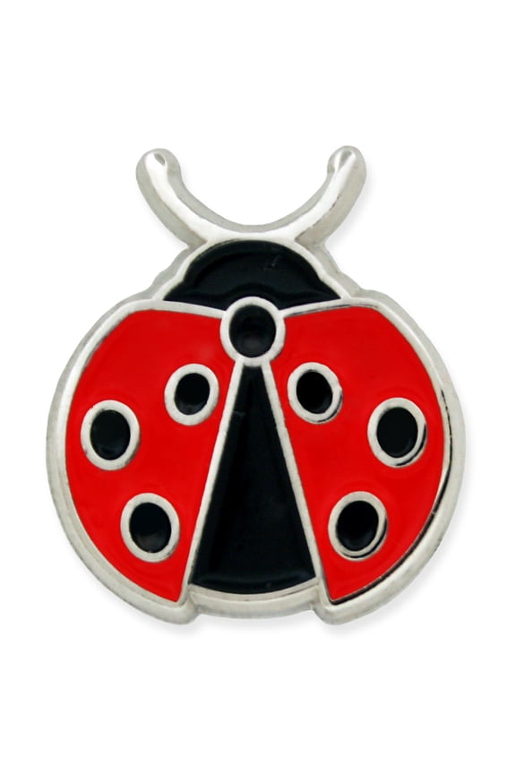 's Cute Lady Bug Brooch Insect Animal Trendy Small Enamel Lapel Pin