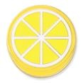 thumbnail image 1 of PinMart's Cute Yellow Lemon Slice Fruit Trendy Food Enamel Lapel Pin, 1 of 3