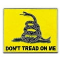 thumbnail image 1 of PinMart's Don't Tread on Me Gadsden Flag Enamel Lapel Pin, 1 of 2