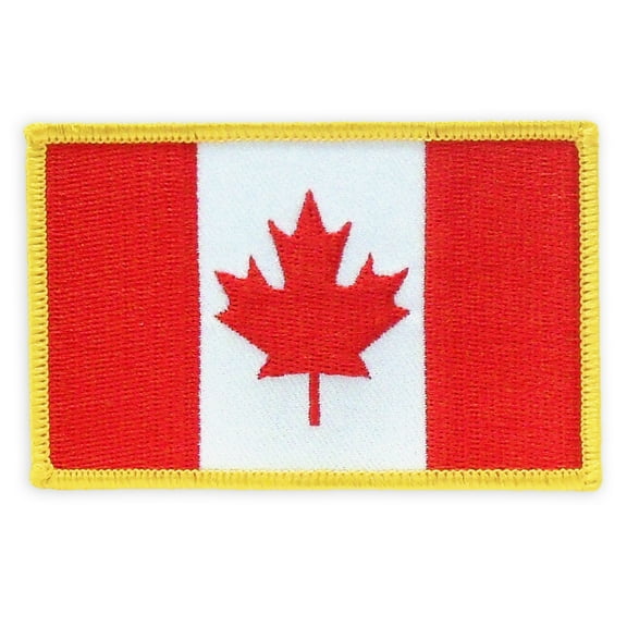 PinMart's Embroidered Country Flag Patch- Canada Flag