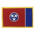 thumbnail image 1 of PinMart's Embroidered US State Flag Patch- Tennessee Flag, 1 of 1
