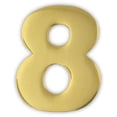 thumbnail image 1 of PinMart's Gold Numerical Number Eight # 8 Lapel Pin, 1 of 3