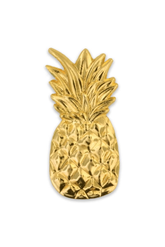 's Gold Pineapple Fruit Hospitality Jewelry Magnetic Lapel Pin