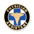 thumbnail image 1 of PinMart's Gold Plated Physician Assistant PA Medical Enamel Lapel Pin, 1 of 3