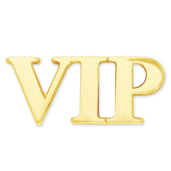 PinMart's Gold VIP Lapel Pin