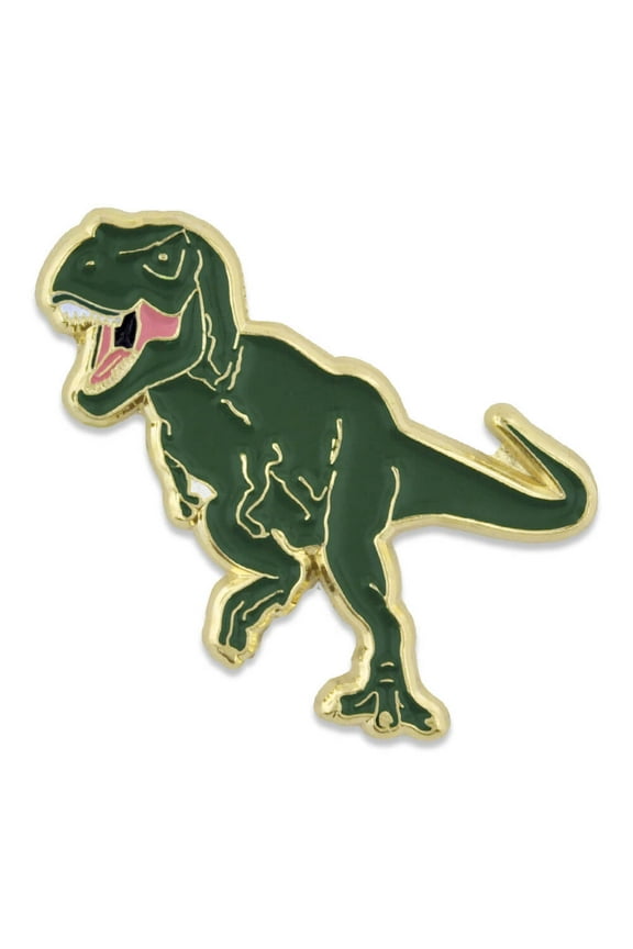 's Green T-Rex Tyrannosaurus Rex Dinosaur Enamel Lapel Pin