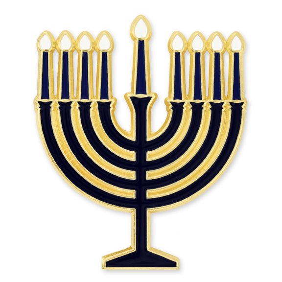 PinMart's Hanukkah Menorah Lapel Pin