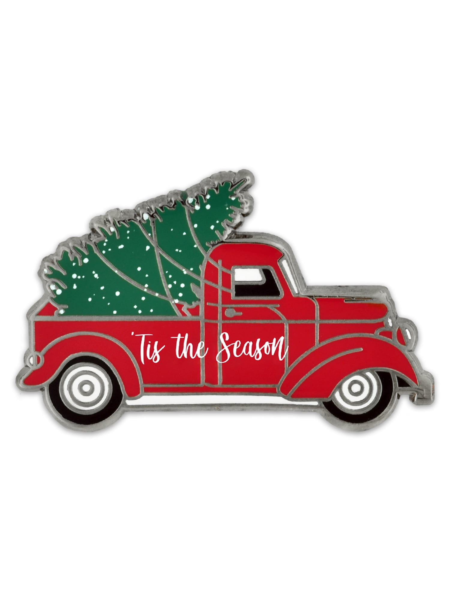 PinMart Christmas Holiday Enamel Lapel Pin Set – 4-Piece Festive Pins With Santa Hat, Candy Cane, NOEL & Nutcracker - View #8