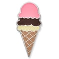thumbnail image 1 of PinMart's Ice Cream Cone Dessert Cute Trendy Enamel Lapel Pin, 1 of 3