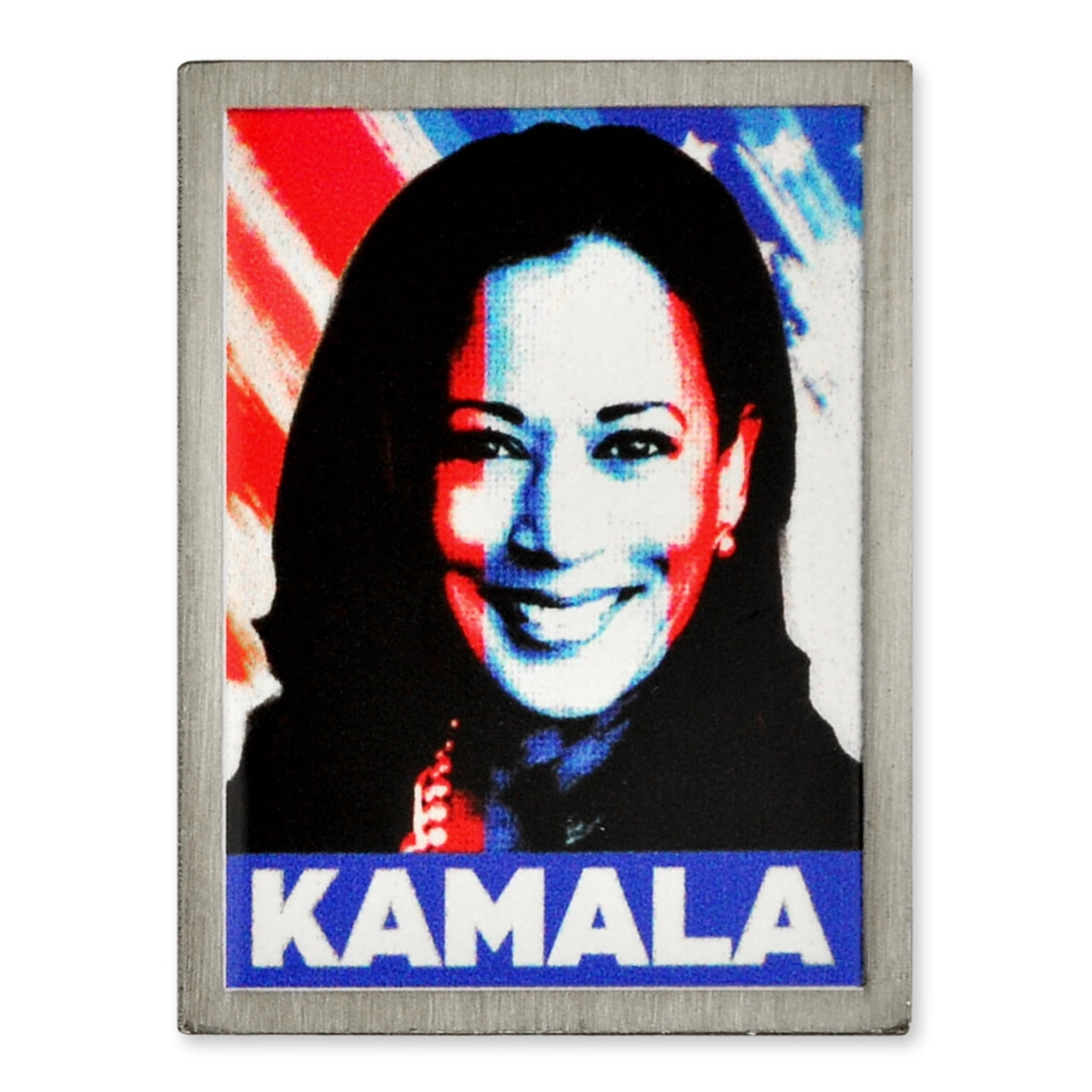 PinMart's Kamala Harris Lapel Pin - Patriotic American Flag Pin Vote ...