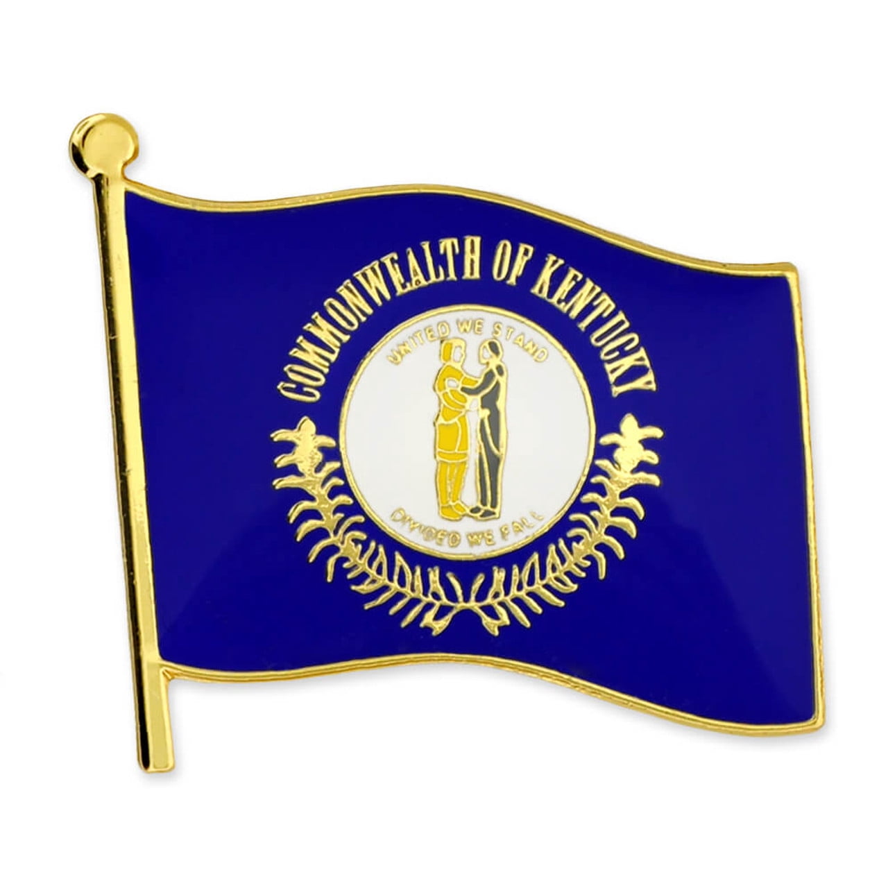PinMart's Kentucky US State Flag KY Enamel Lapel Button Pin - 1 Piece ...