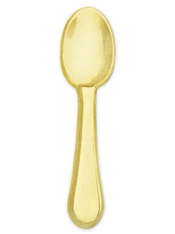 's Kitchen Culinary Utensil Silver Spoon Lapel Pin - Unisex Lapel Pins for Adult and Teen Chefs and Cooking Lovers