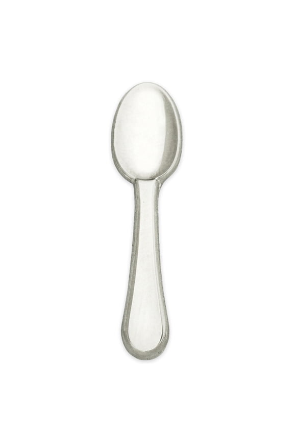 's Kitchen Culinary Utensil Silver Spoon Lapel Pin - Unisex Lapel Pins for Adult and Teen Chefs and Cooking Lovers