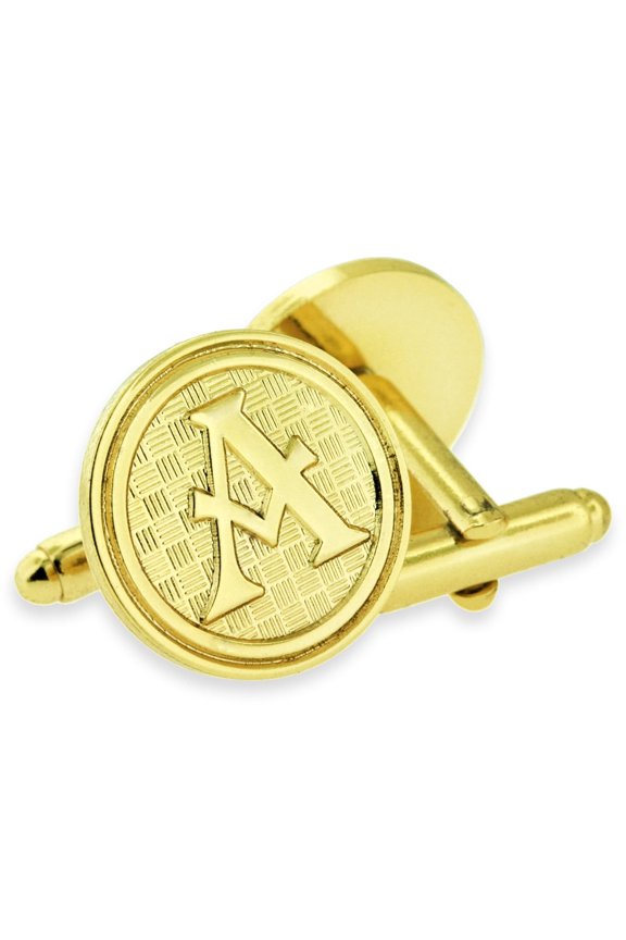 's Letter A Cufflink Set