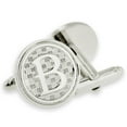 thumbnail image 1 of PinMart's Letter B Cufflink Set, 1 of 1