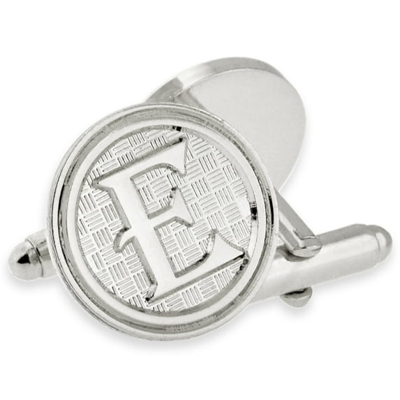 PinMart's Letter E Cufflink Set
