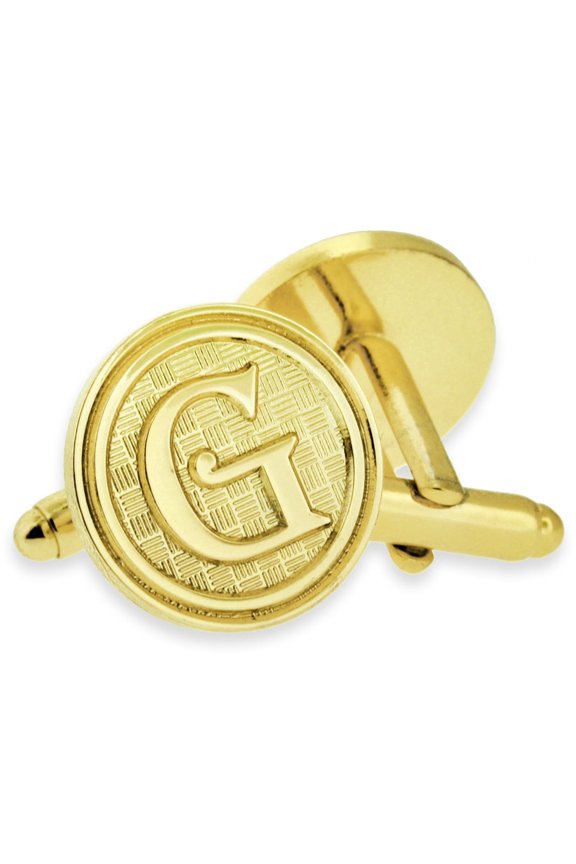 's Letter G Cufflink Set