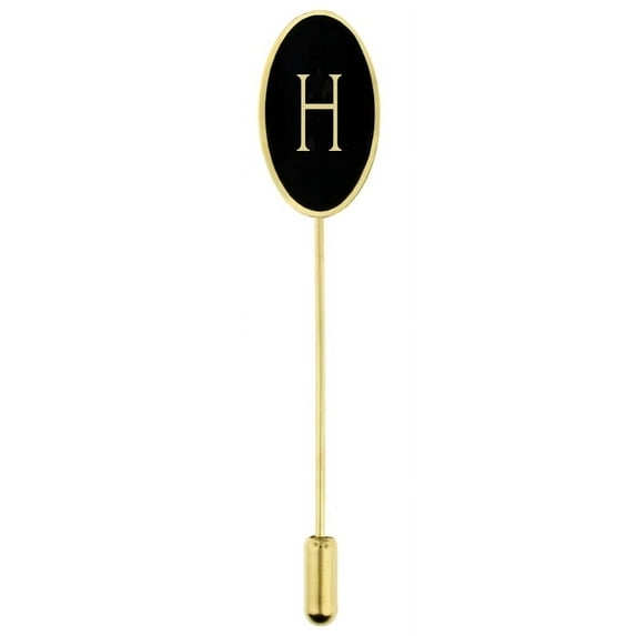 PinMart's Letter H Lapel Stick Pin