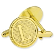PinMarts Letter L Cufflink Set