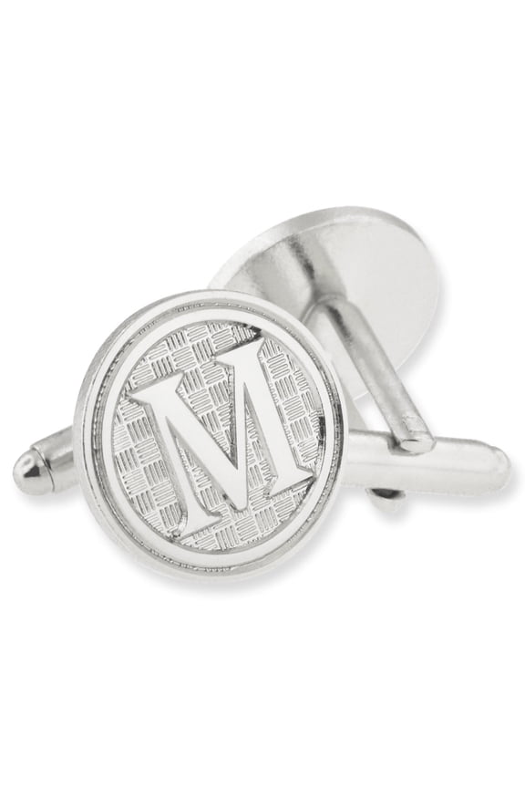 's Letter M Cufflink Set