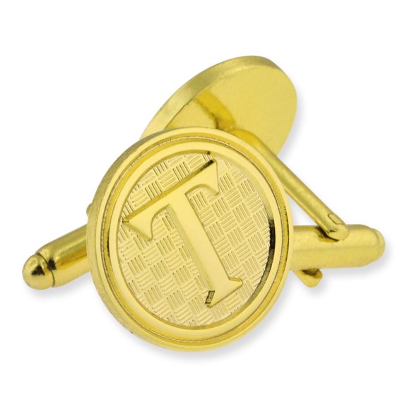 PinMart's Letter T Cufflink Set