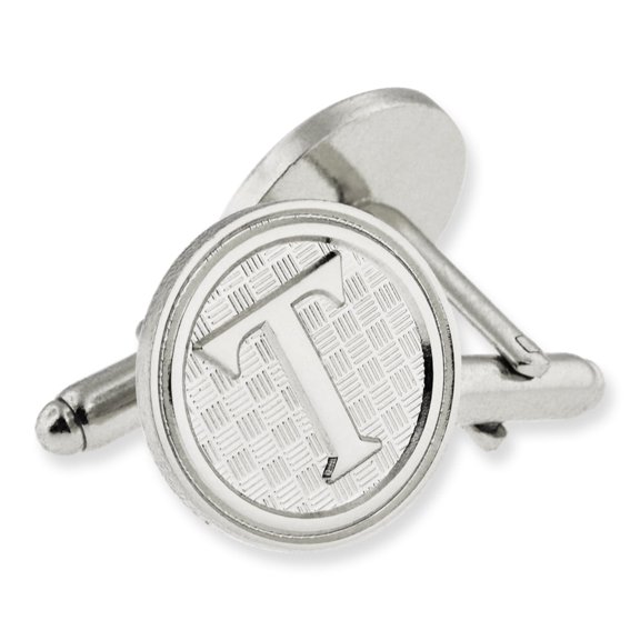 PinMart's Letter T Cufflink Set