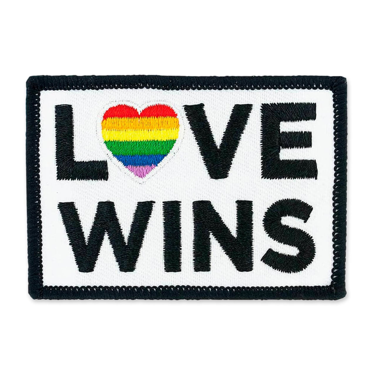 PinMart's Love Wins Embroidered Patch - 5 Pack