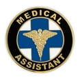 thumbnail image 1 of PinMart's Medical Assistant MA Lapel Pin, 1 of 2