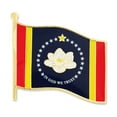 thumbnail image 1 of PinMart's Mississippi US State Flag MS Enamel Lapel Pin, 1 of 3