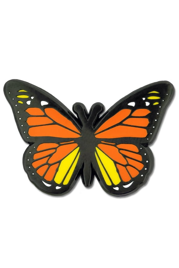 's Monarch Butterfly Vibrant Insect Enamel Spring Brooch Lapel Pin