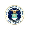 thumbnail image 1 of PinMart's My Daughter is in the US Air Force Military Enamel Lapel Pin, 1 of 3