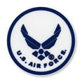 thumbnail image 1 of PinMart's Officially Licensed U.S. Air Force PVC Pin - USAF Lapel for Men & Women, Hat Pin, Veterans Gifts, Military Gear, Patriotic Accessories, Air Force Collectible, Service Member Gift - 5 Pack, 1 of 2