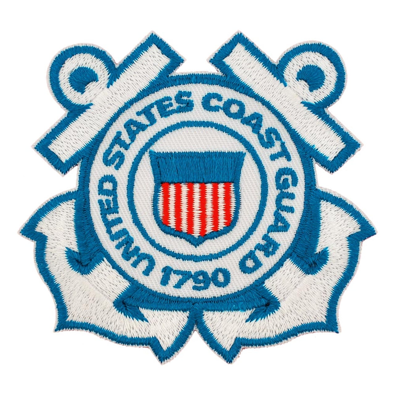 PinMart's Officially Licensed U.S. Coast Guard Embroidered Patch – Iron On - 25 Pack