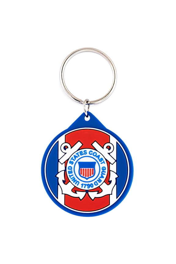 's Officially Licensed U.S. Coast Guard PVC Keychain