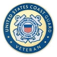 thumbnail image 1 of PinMart's Officially Licensed U.S. Coast Guard Veteran Lapel Pin, 1 of 6