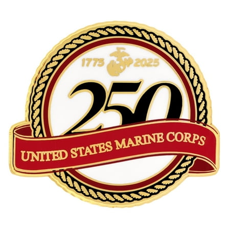 PinMart's Officially Licensed U.S.M.C. 250 Year Pin - 5 Pack