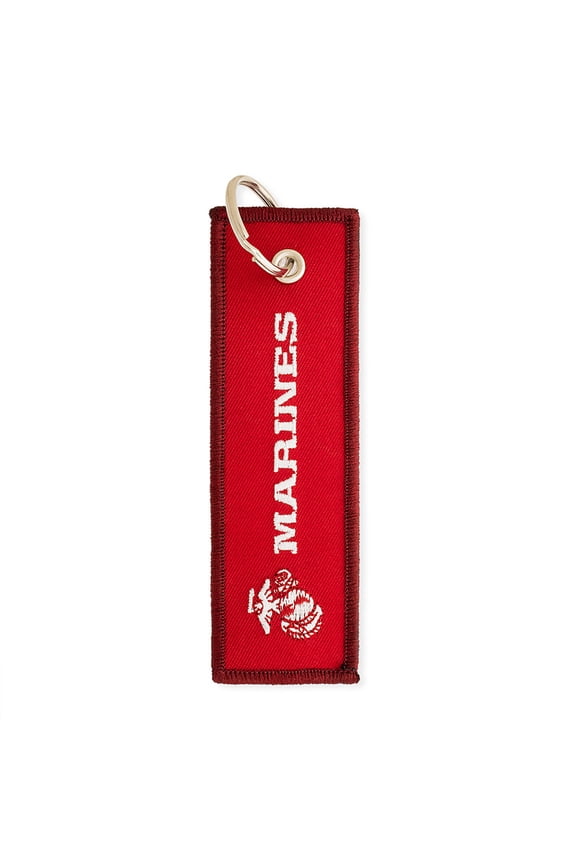 's Officially Licensed U.S. Marine Corp Embroidered Keychain