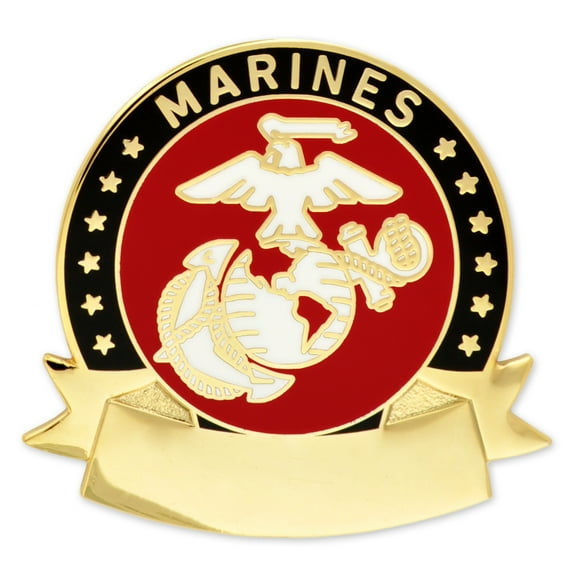 PinMart's Officially Licensed U.S. Marine Corps USMC Lapel Pin Engravable Personalized Custom Gift