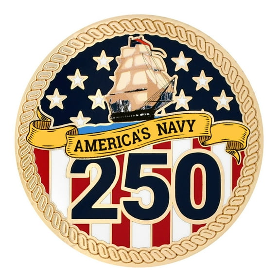 PinMart's Officially Licensed U.S. Navy 250 Year Pin - 5 Pack