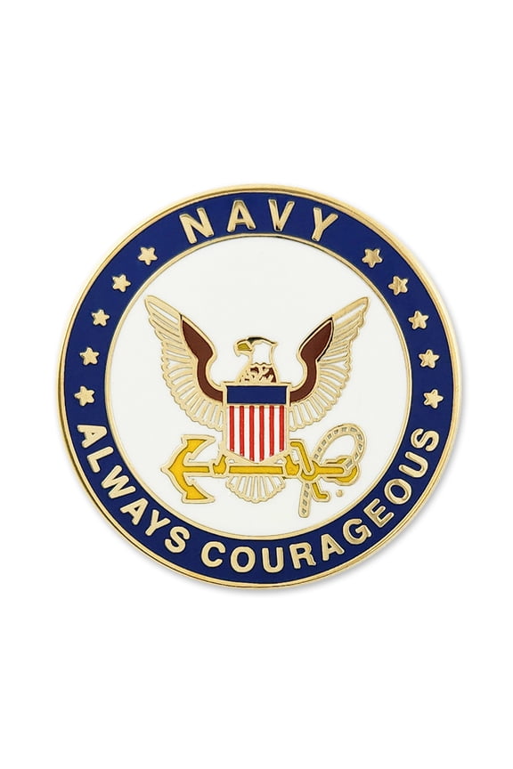 's Officially Licensed U.S. Navy Always Courageous Pin
