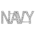 thumbnail image 1 of PinMart's Officially Licensed U.S. Navy Rhinestone Pin, 1 of 3