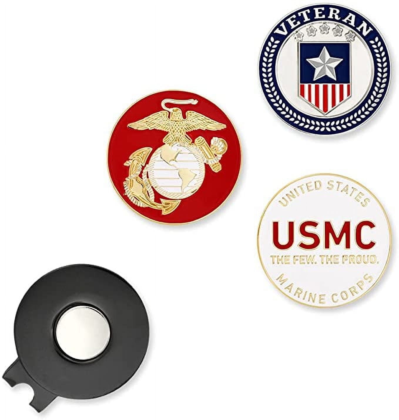 PinMart's Officially Licensed United States Marine Corps Veteran 3 Pack ...