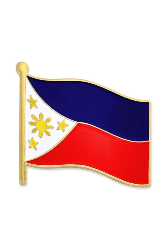 's Philippines World Flag Enamel Lapel Pin