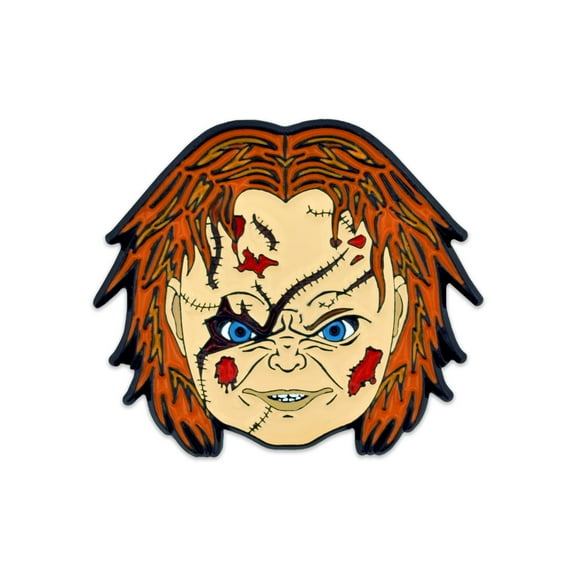 PinMart's Possessed Doll Halloween Horror Movie Lover Enamel Lapel Pin