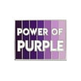 thumbnail image 1 of PinMart's Power of Purple Awareness Enamel Lapel Pin, 1 of 3
